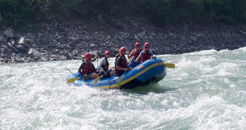 Rafting in Karnali River